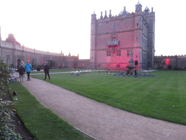 illuminated Bolsover Castle