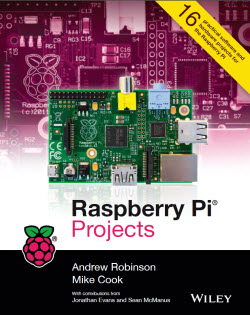 Front cover from Raspberry Pi Projects book